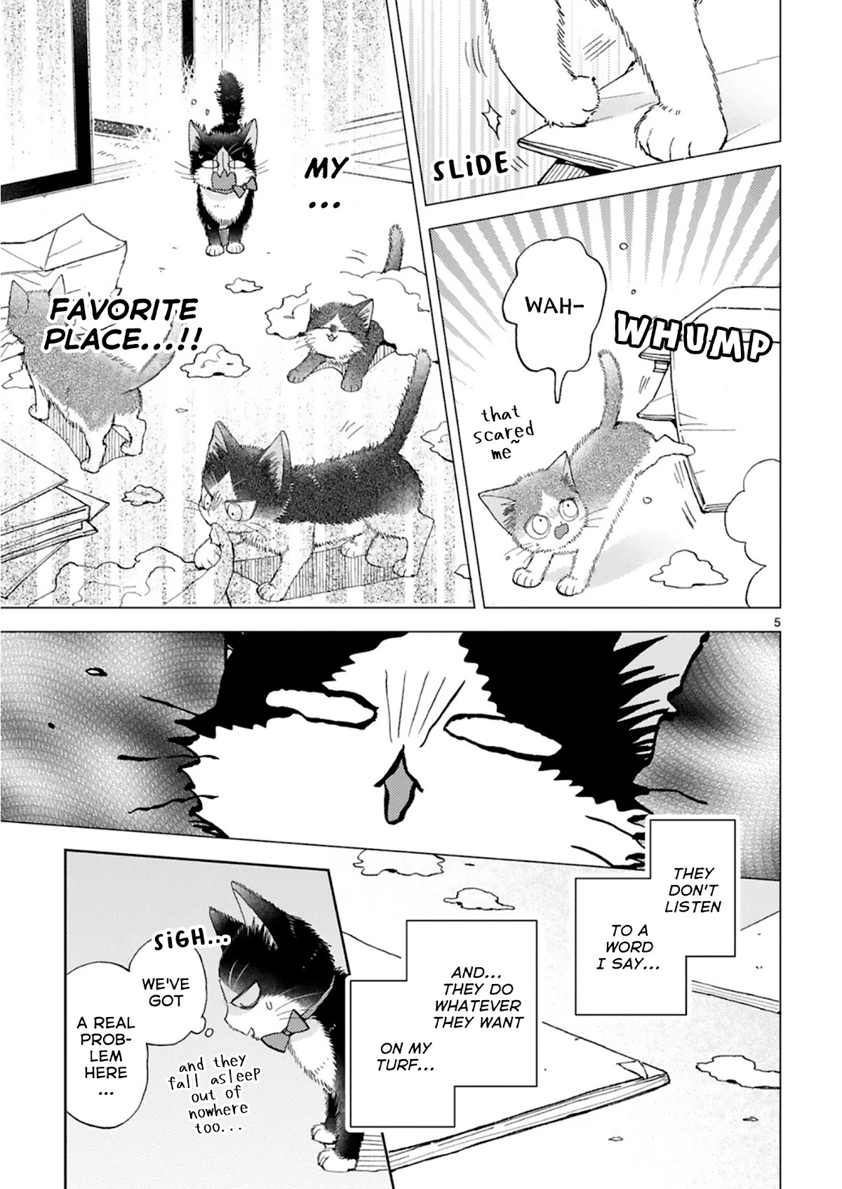 Doukyonin wa Hiza, Tokidoki, Atama no Ue. Chapter 20.2 page 5 - Chapter 20.2: Tiny Invaders [Haru Edition]