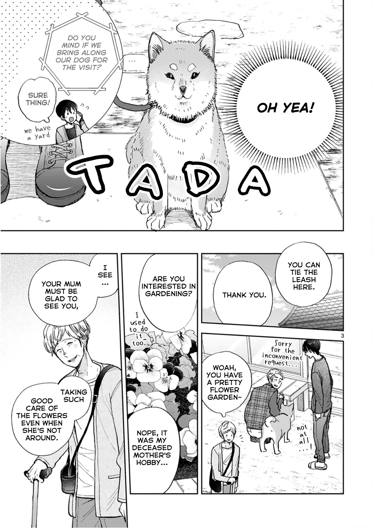 Doukyonin wa Hiza, Tokidoki, Atama no Ue. Chapter 21.1 page 3 - Chapter 21.1: With These Hands [Subaru ➀]