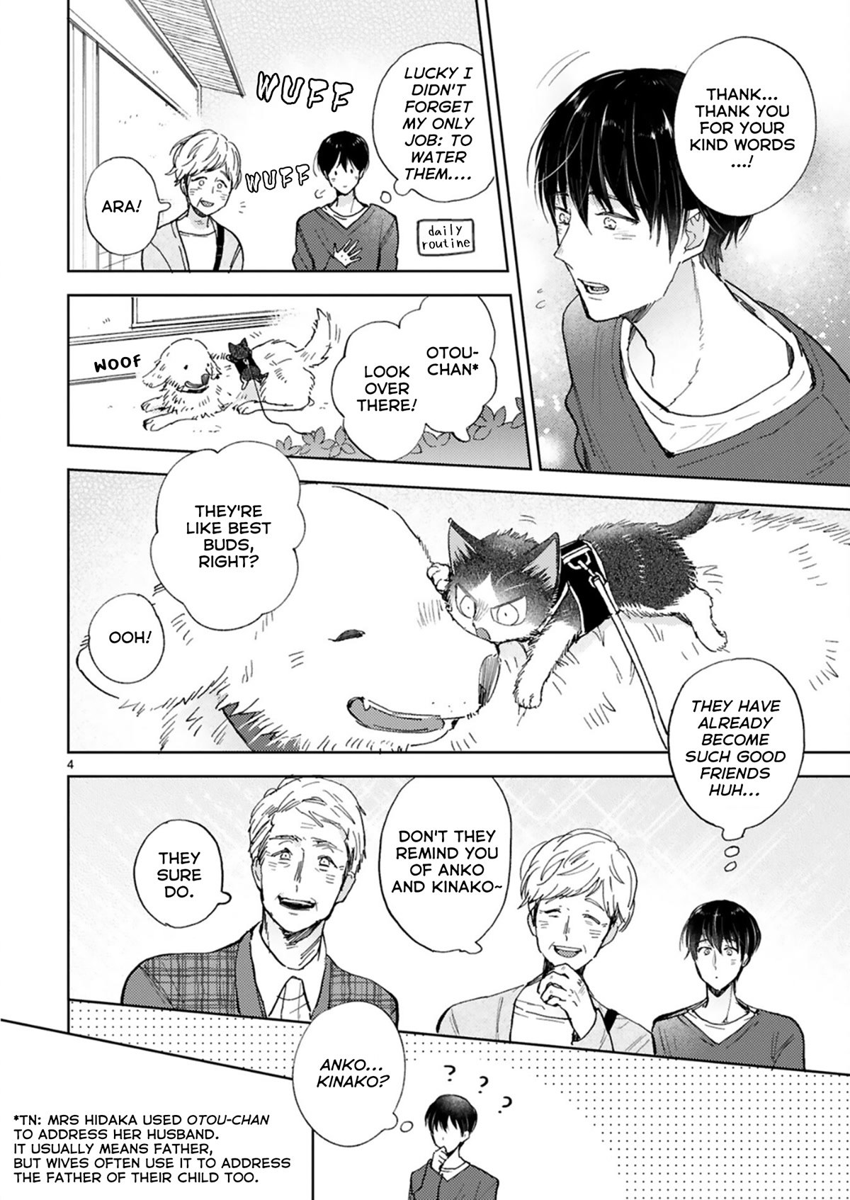 Doukyonin wa Hiza, Tokidoki, Atama no Ue. Chapter 21.1 page 4 - Chapter 21.1: With These Hands [Subaru ➀]