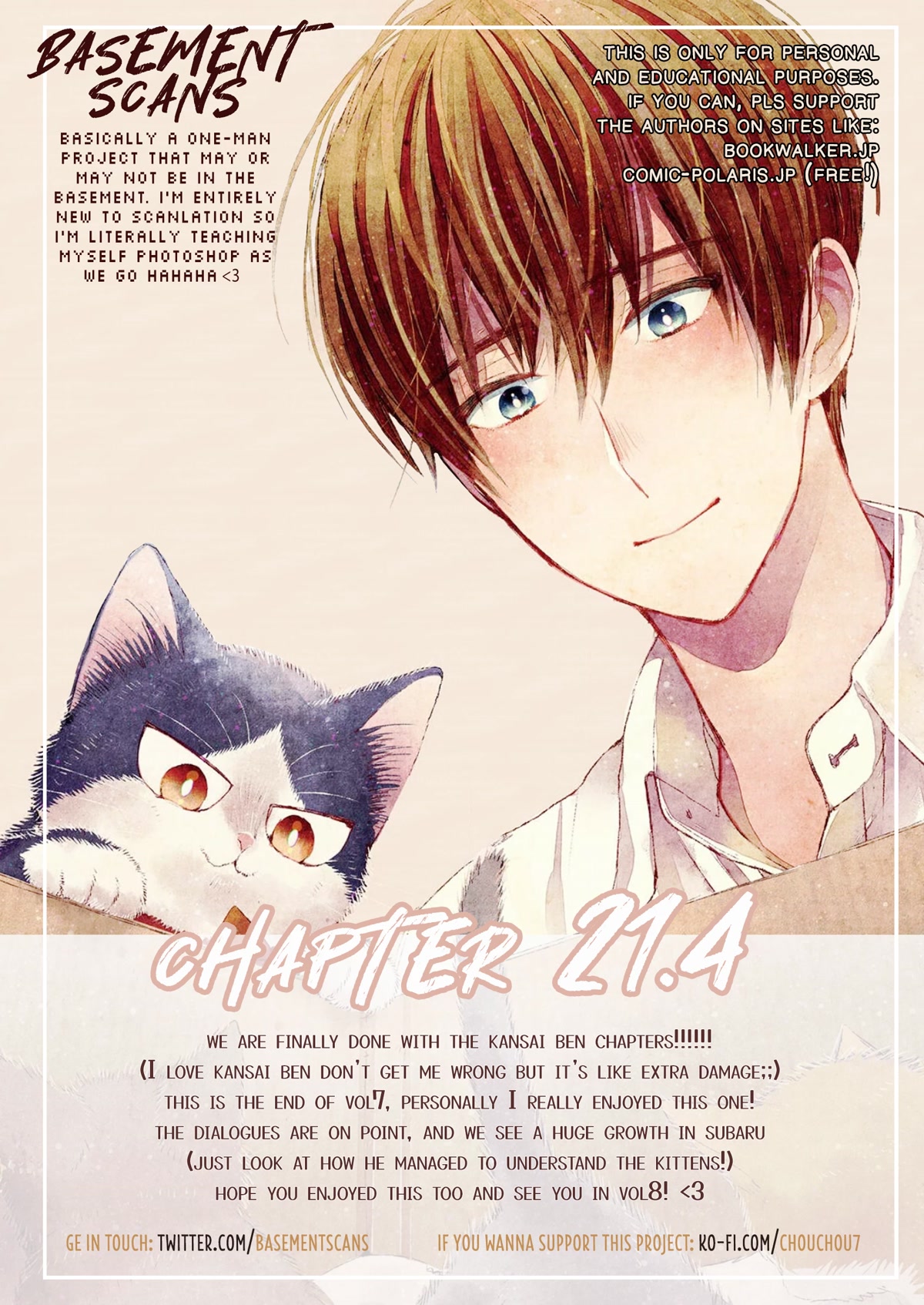 Doukyonin wa Hiza, Tokidoki, Atama no Ue. Chapter 21.4 page 23 - Chapter 21.4: With These Hands [Haru Edition ➁]