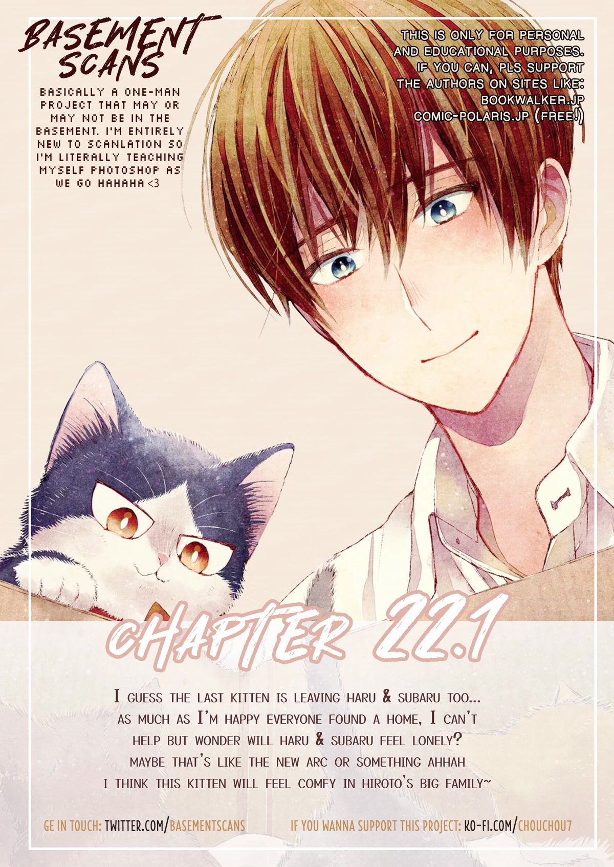 Doukyonin wa Hiza, Tokidoki, Atama no Ue. Chapter 22.1 page 22 - Chapter 22.1: Power of Love [Subaru Edition ①]