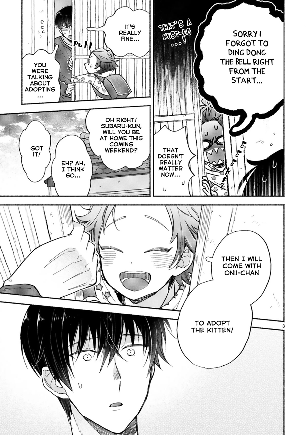 Doukyonin wa Hiza, Tokidoki, Atama no Ue. Chapter 22.1 page 8 - Chapter 22.1: Power of Love [Subaru Edition ①]