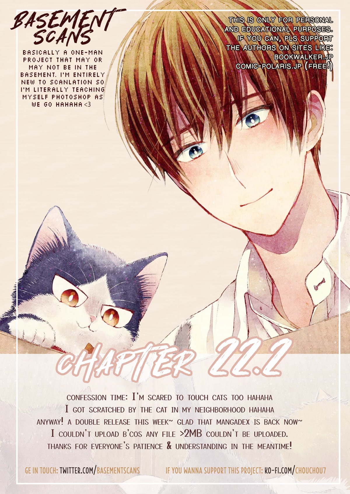 Doukyonin wa Hiza, Tokidoki, Atama no Ue. Chapter 22.2 page 22 - Chapter 22.2: Power of Love [Subaru Edition ②]