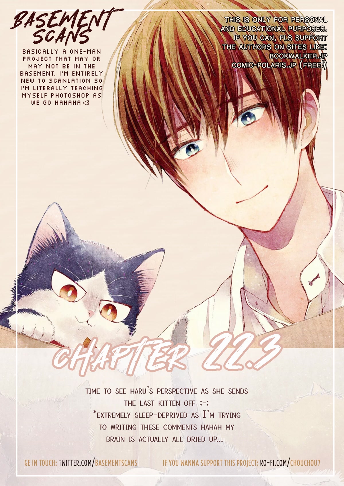Doukyonin wa Hiza, Tokidoki, Atama no Ue. Chapter 22.3 page 13 - Chapter 22.3: Power of Love [Haru ①]