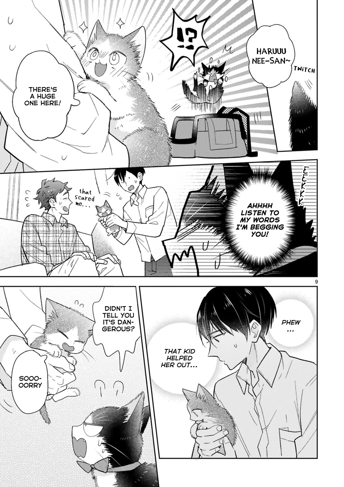 Doukyonin wa Hiza, Tokidoki, Atama no Ue. Chapter 22.3 page 9 - Chapter 22.3: Power of Love [Haru ①]