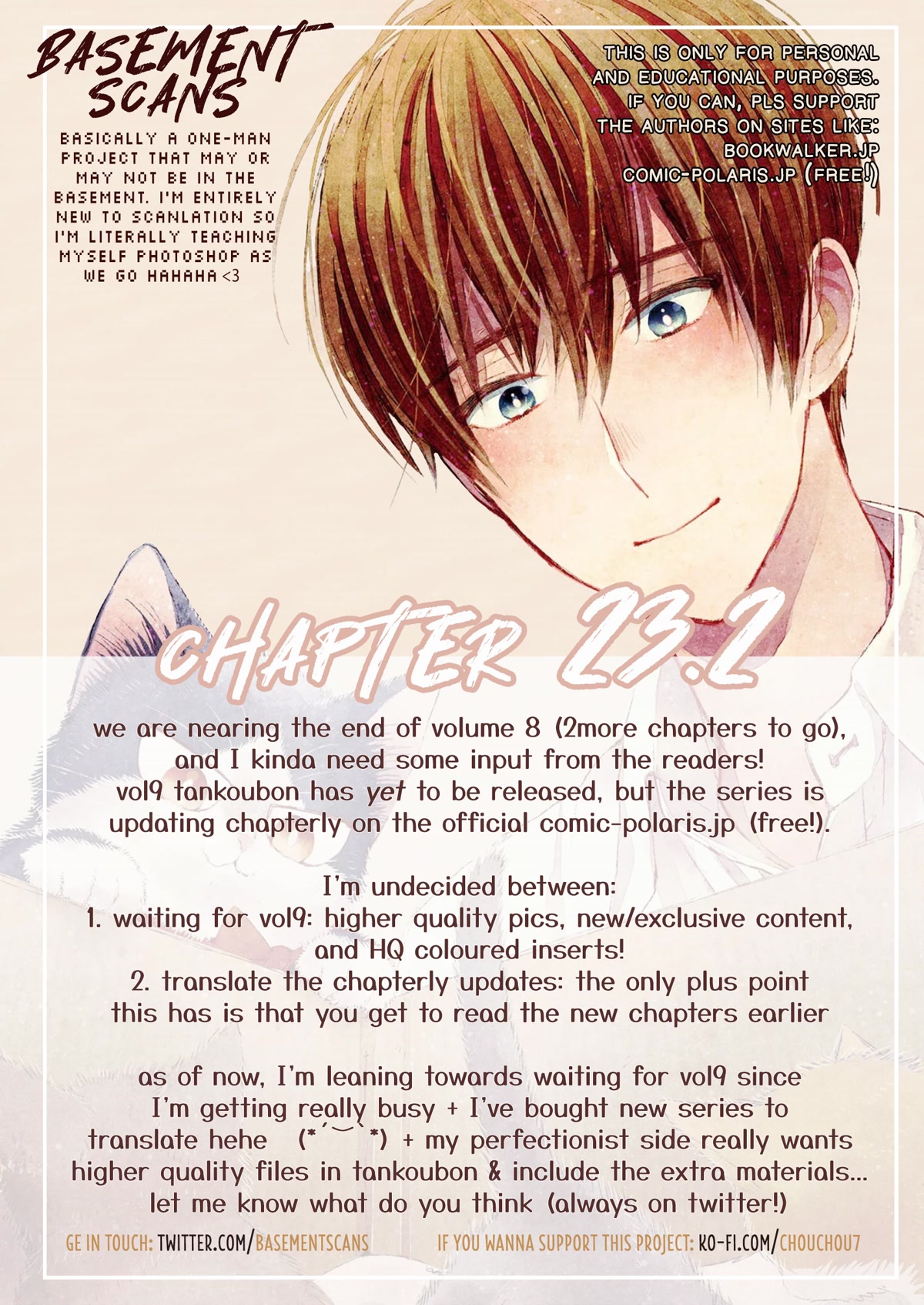 Doukyonin wa Hiza, Tokidoki, Atama no Ue. Chapter 23.2 page 10 - Chapter 23.2: Here it Comes! [Haru Edition]