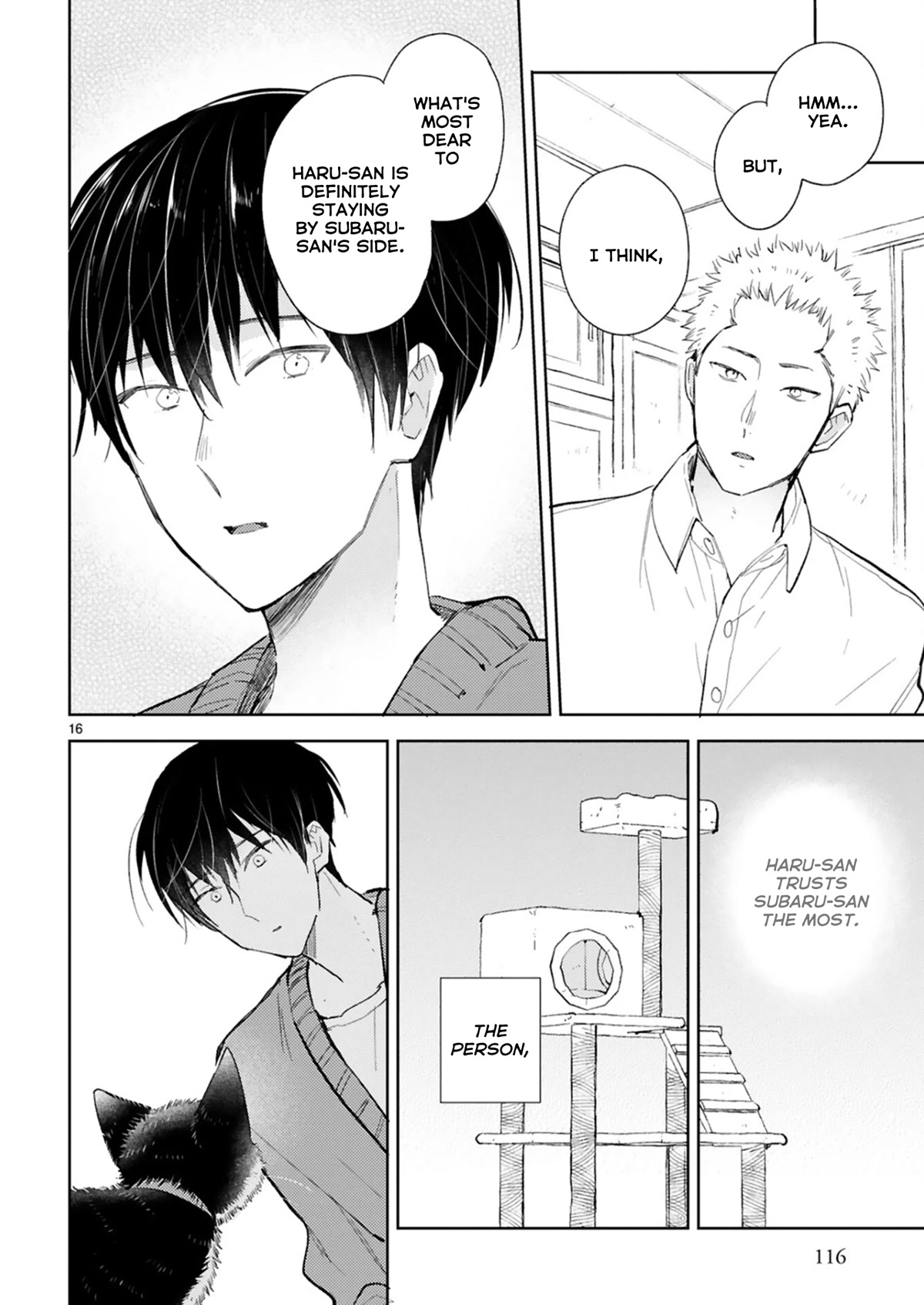 Doukyonin wa Hiza, Tokidoki, Atama no Ue. Chapter 24.1 page 16 - Chapter 24.1: Snuggling with You [Subaru Edition]
