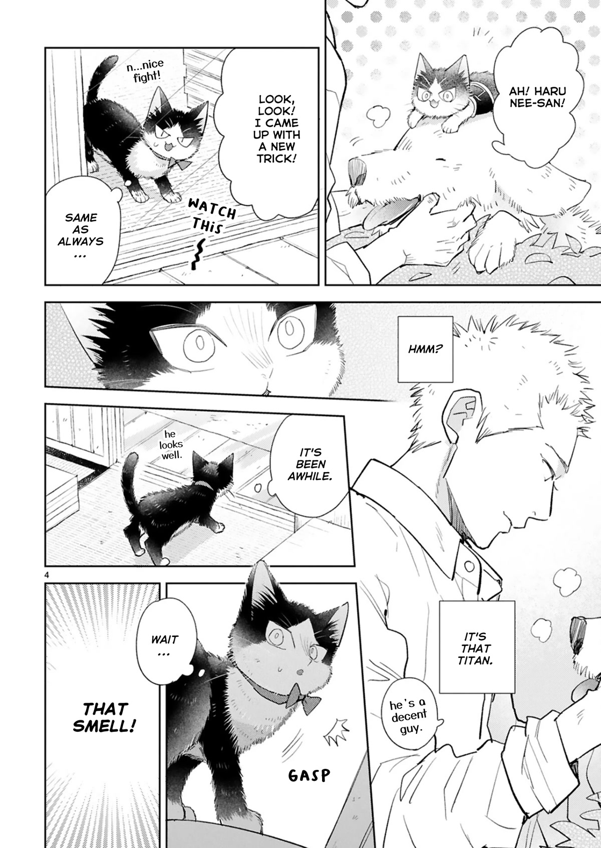 Doukyonin wa Hiza, Tokidoki, Atama no Ue. Chapter 24.2 page 4 - Chapter 24.2: Snuggling with You [Haru Edition]