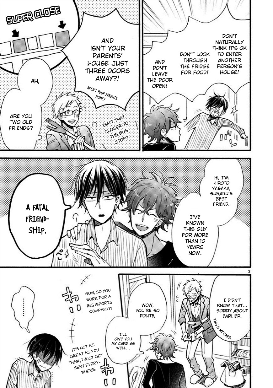 Doukyonin wa Hiza, Tokidoki, Atama no Ue. Chapter 5.1 page 4 - Chapter 5.1: A Place to Return to [Subaru Edition] (Part 1)