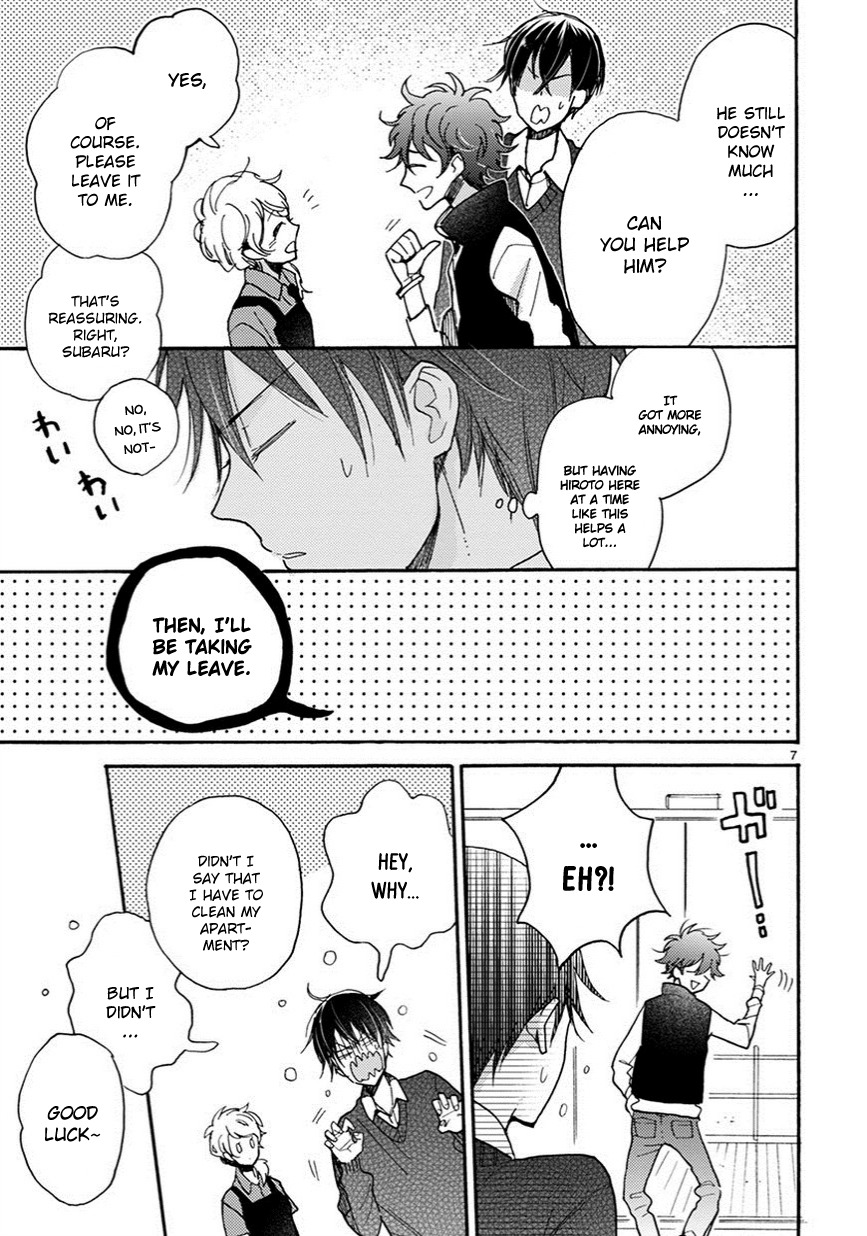 Doukyonin wa Hiza, Tokidoki, Atama no Ue. Chapter 6 page 8 - Chapter 6: Thinking of You [Subaru Edition]
