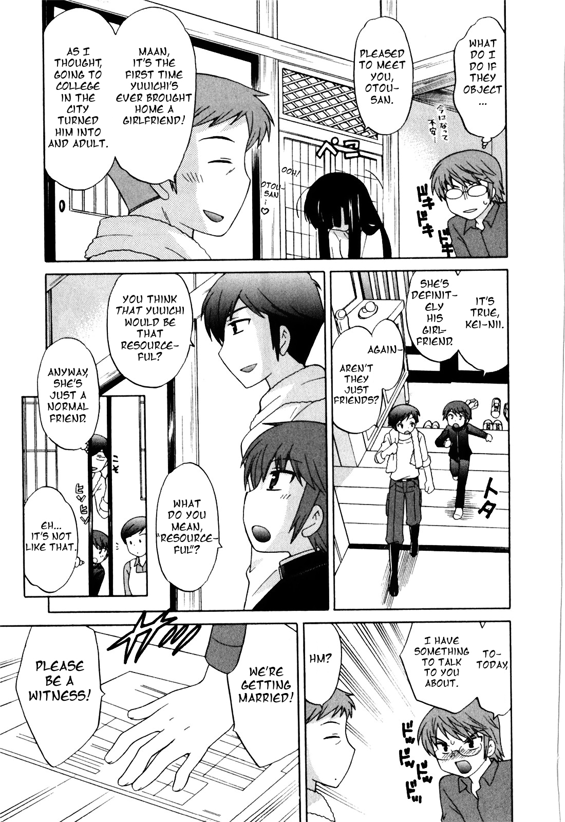 Doukyuusei wa Ore no Yome! Chapter 7 page 4 - Chapter 7: Their Family Grows