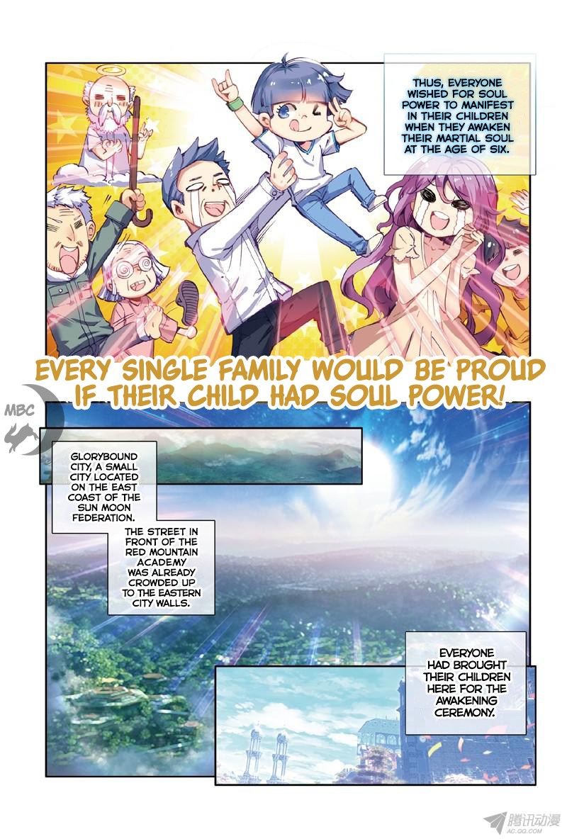 Douluo Dalu 3: The Legend of the Dragon King Chapter 1.1 page 4 - Chapter 1.1