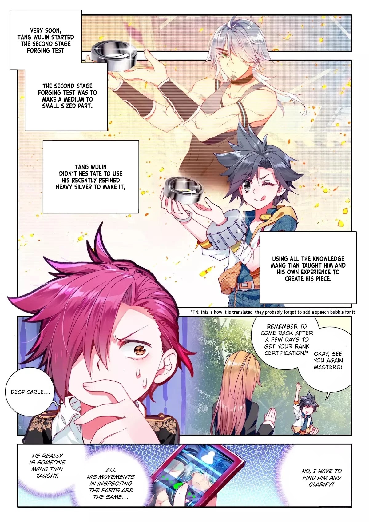 Douluo Dalu 3: The Legend of the Dragon King Chapter 20 page 11 - Chapter 20: Second Ranked Blacksmithing and Eight Starred President