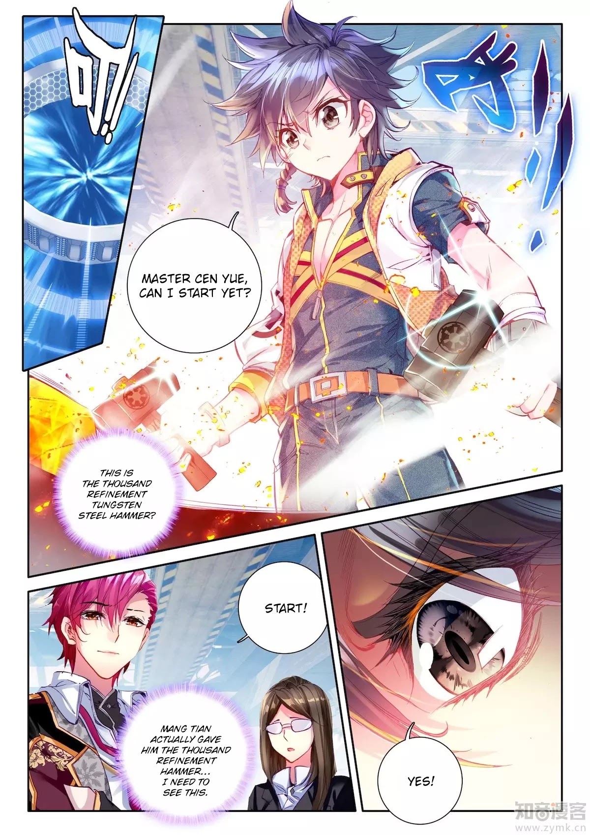 Douluo Dalu 3: The Legend of the Dragon King Chapter 20 page 2 - Chapter 20: Second Ranked Blacksmithing and Eight Starred President