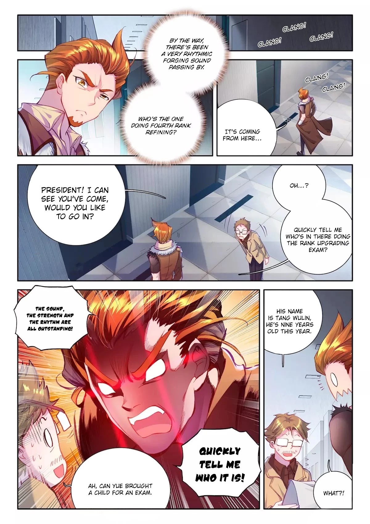 Douluo Dalu 3: The Legend of the Dragon King Chapter 20 page 7 - Chapter 20: Second Ranked Blacksmithing and Eight Starred President