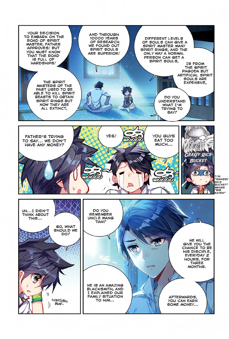Douluo Dalu 3: The Legend of the Dragon King Chapter 4.2 page 4 - Chapter 4.2