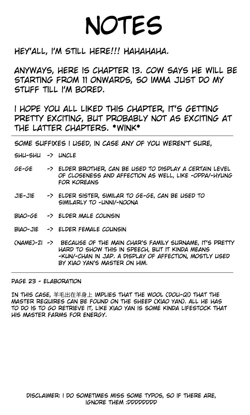 Doupo Cangqiong Chapter 13.1 page 25 - Chapter 13.1 : Jello Version
