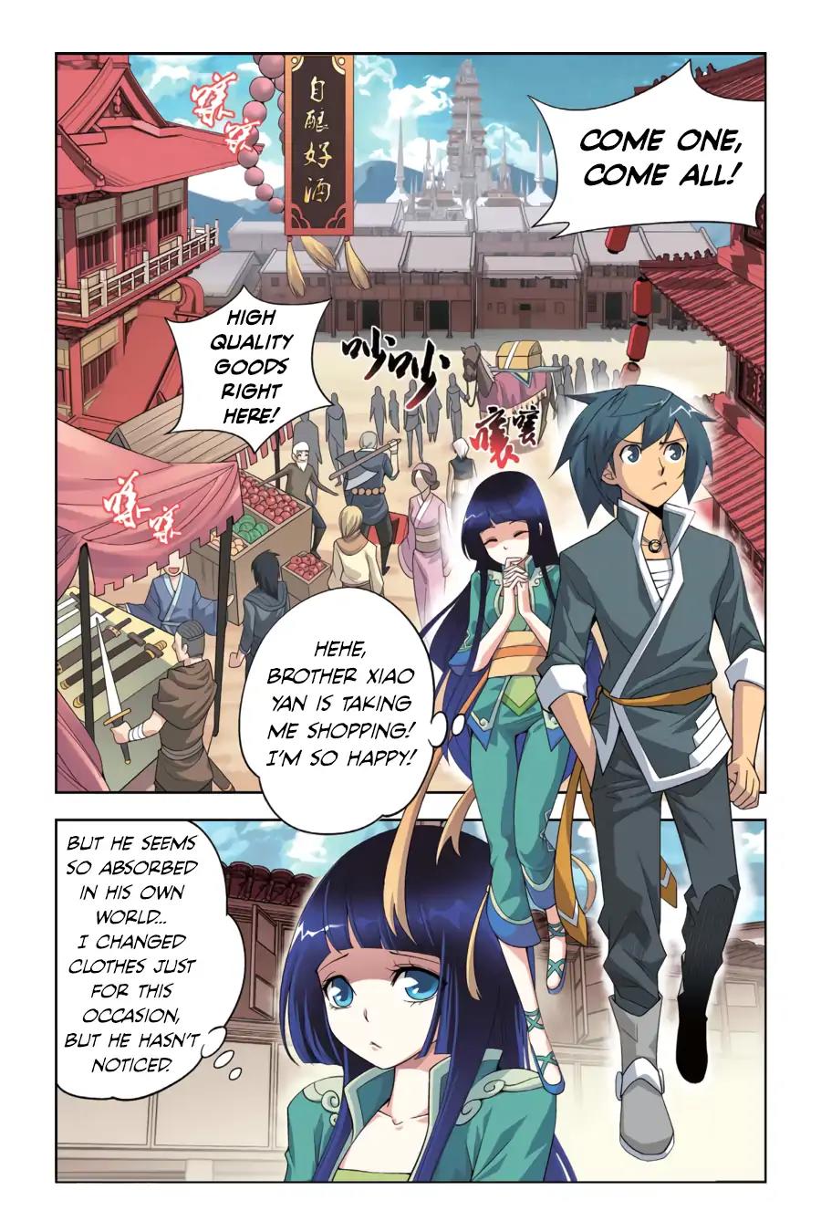 Doupo Cangqiong Chapter 4 page 4 - Chapter 4: Marketplace