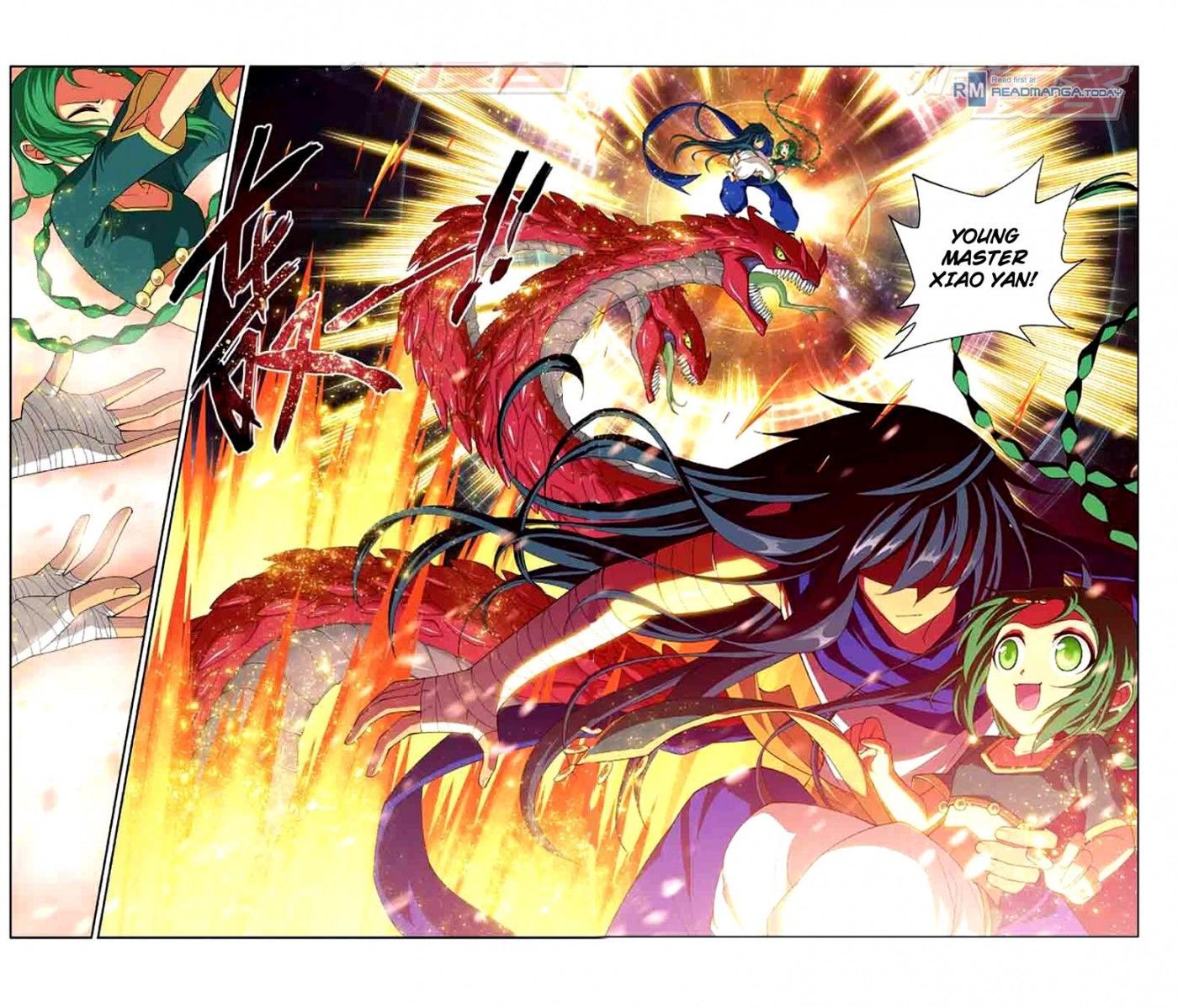 Doupo Cangqiong Chapter 44 page 13 - Chapter 44 : Blue Lotus Geocentric Flame