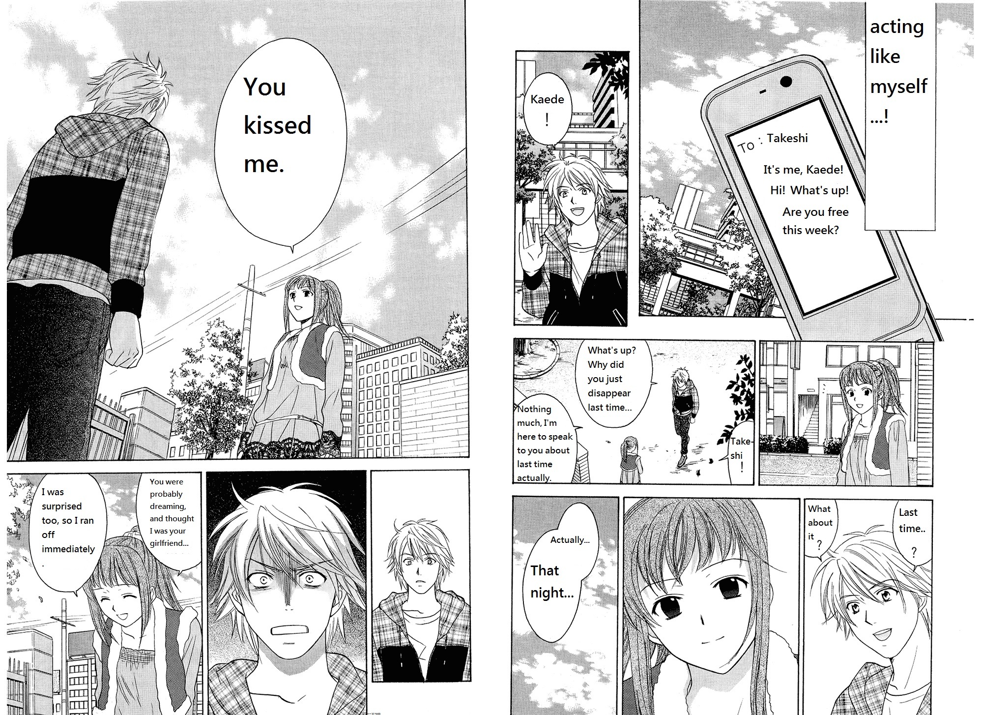 Dousei Recipe Chapter 37 page 12 - Chapter 37: Chivalrous Guy and Humane Girl