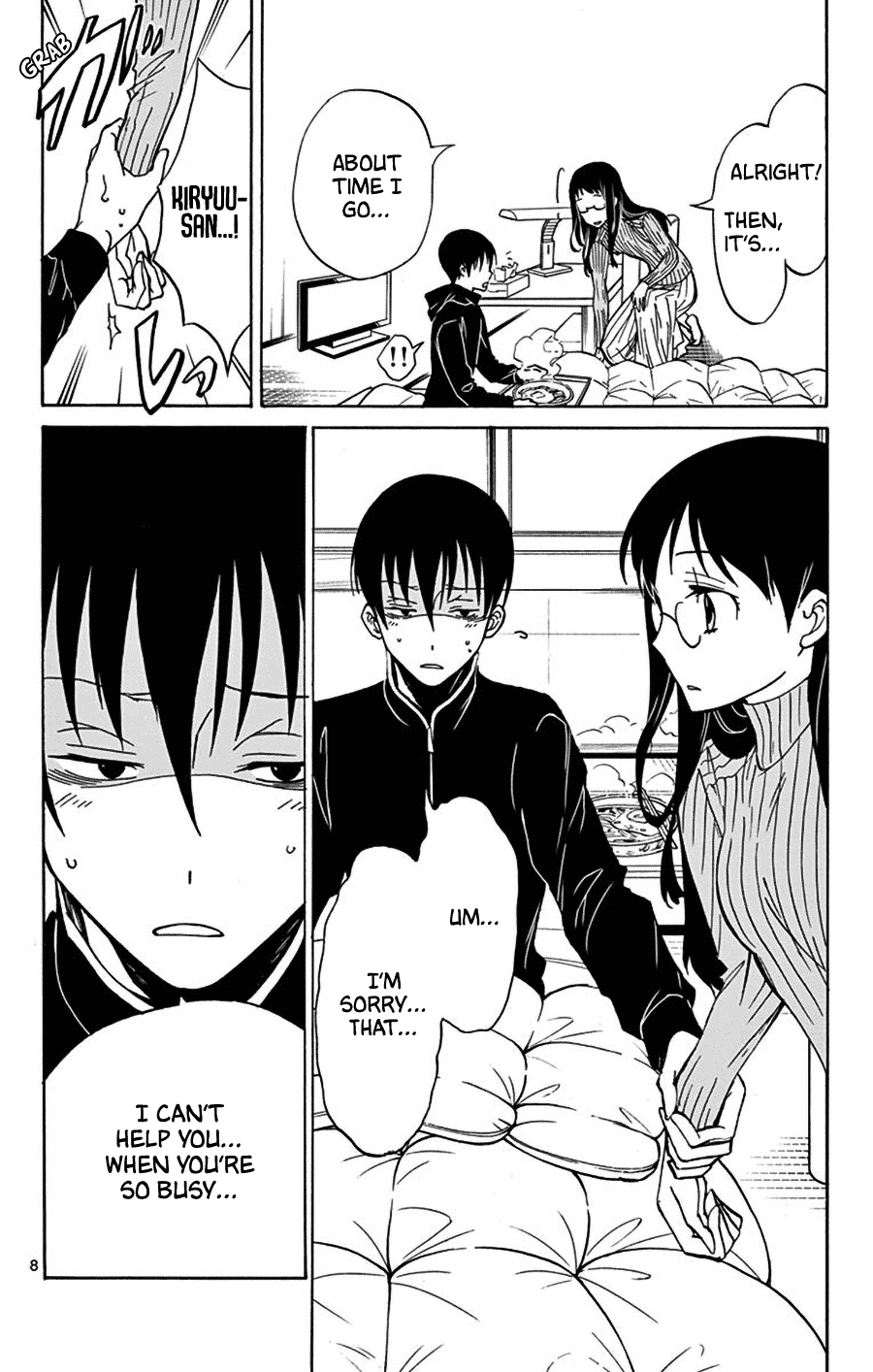 Dousei Sensei wa Renai ga Wakaranai. Chapter 10 page 8 - Chapter 10