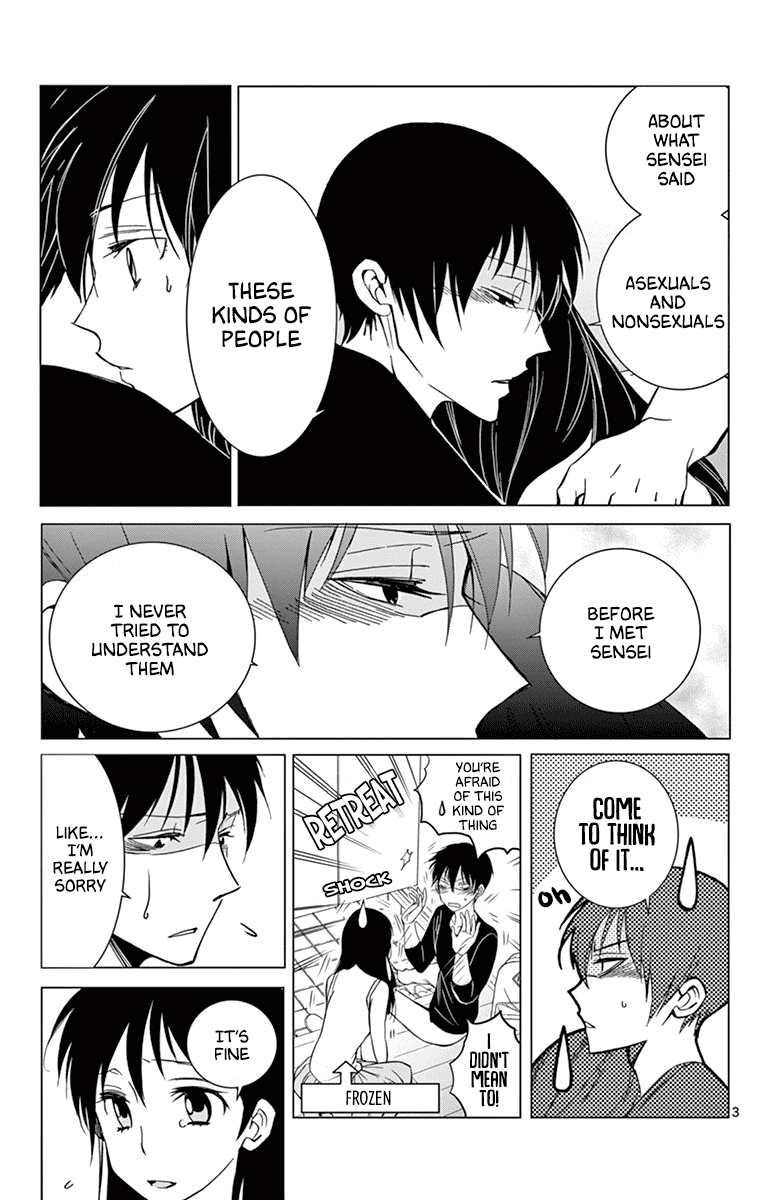 Dousei Sensei wa Renai ga Wakaranai. Chapter 40 page 3 - Chapter 40