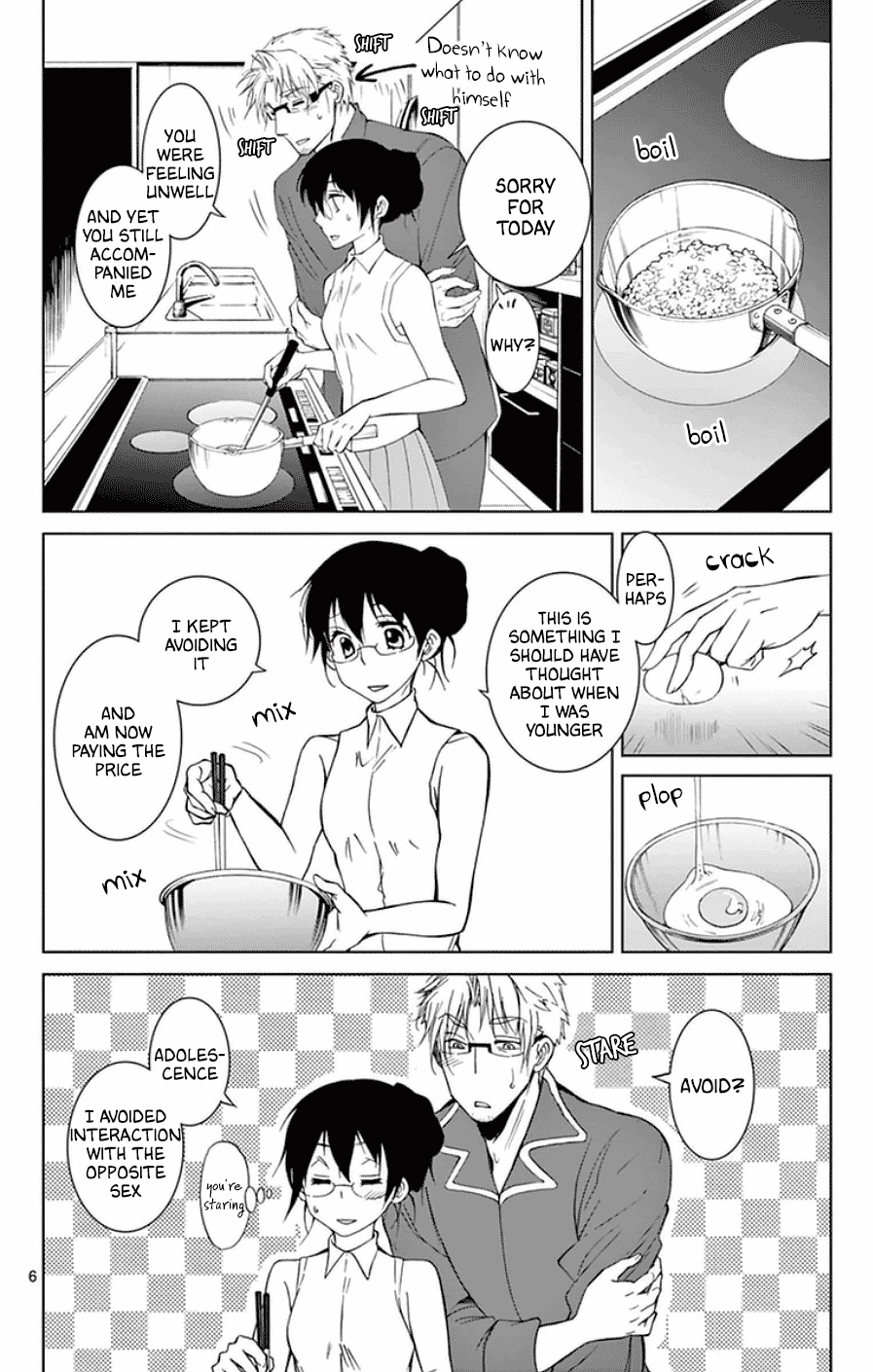 Dousei Sensei wa Renai ga Wakaranai. Chapter 42 page 6 - Chapter 42