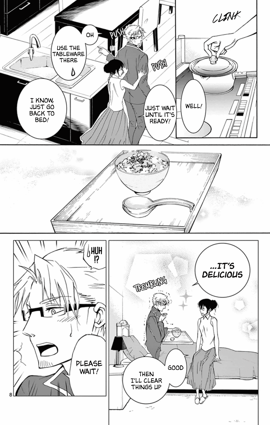 Dousei Sensei wa Renai ga Wakaranai. Chapter 42 page 8 - Chapter 42