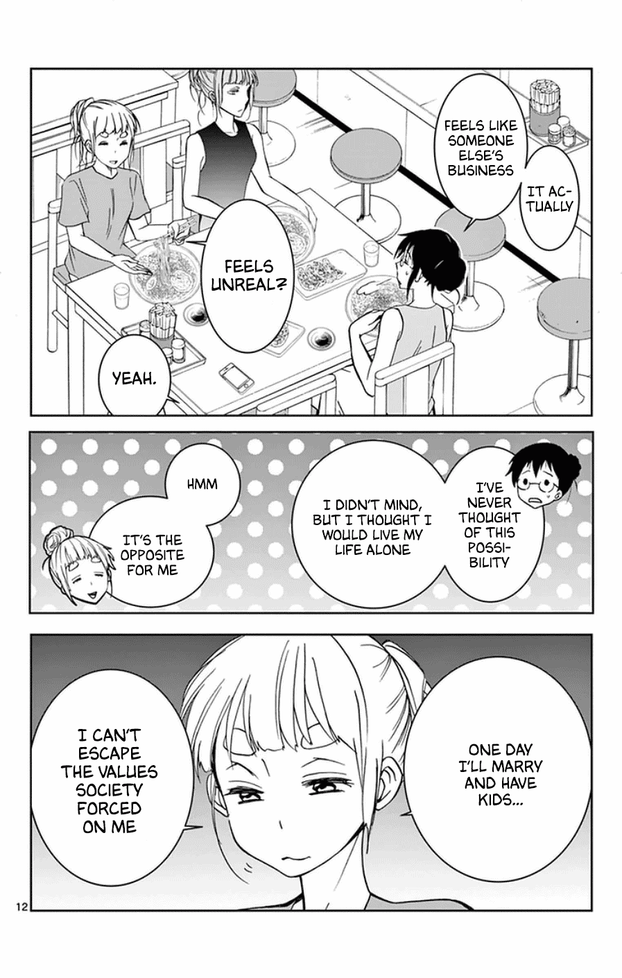 Dousei Sensei wa Renai ga Wakaranai. Chapter 43 page 12 - Chapter 43