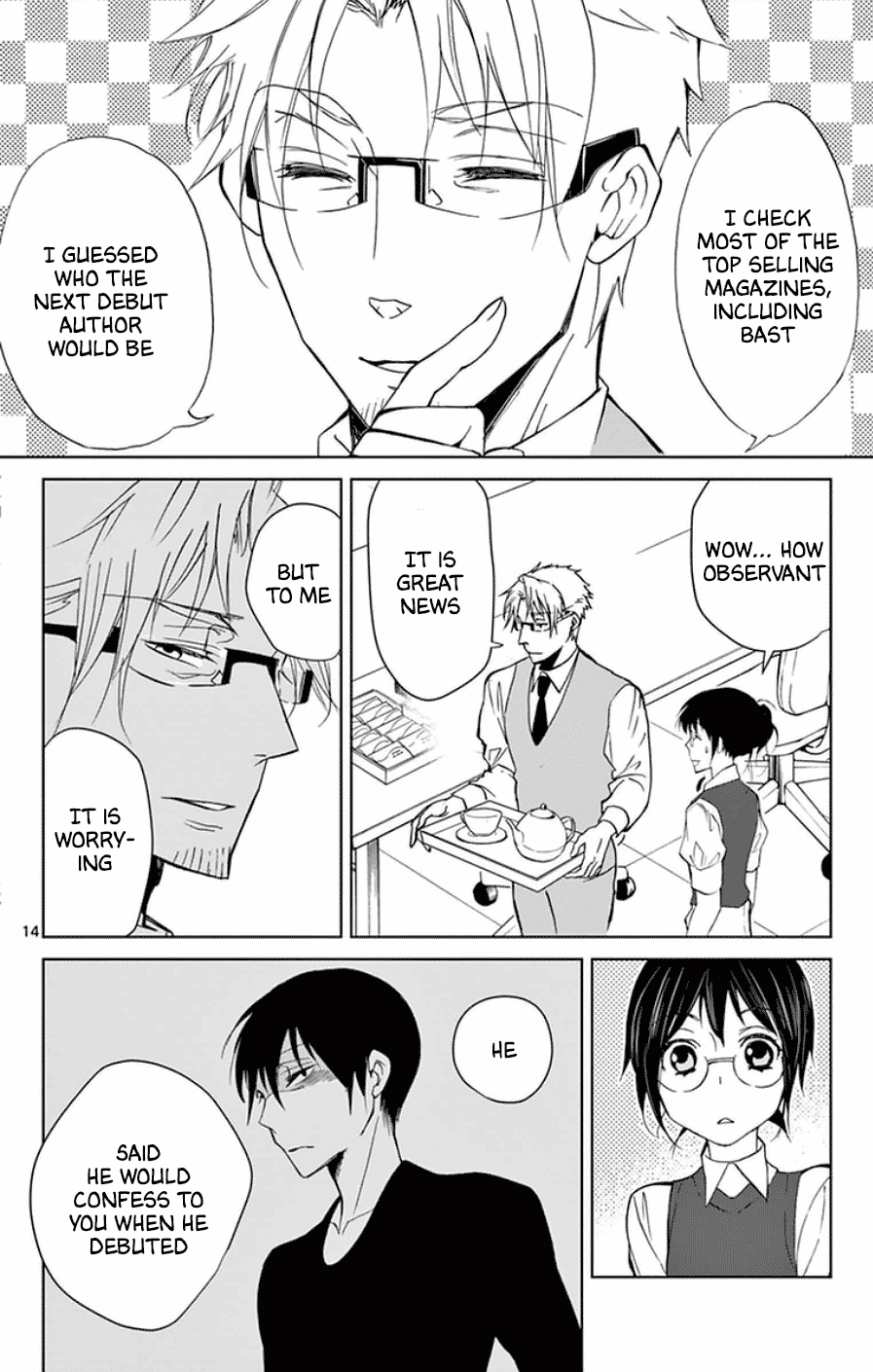 Dousei Sensei wa Renai ga Wakaranai. Chapter 46 page 14 - Chapter 46