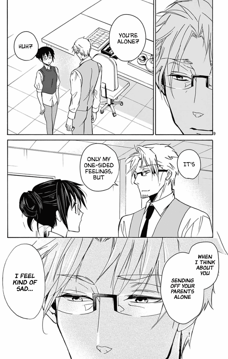 Dousei Sensei wa Renai ga Wakaranai. Chapter 46 page 9 - Chapter 46