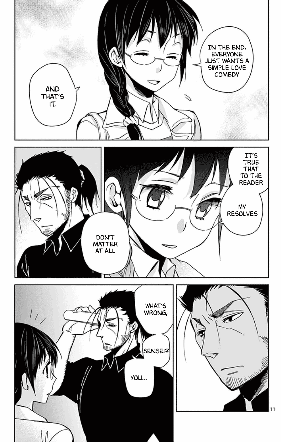 Dousei Sensei wa Renai ga Wakaranai. Chapter 47 page 11 - Chapter 47