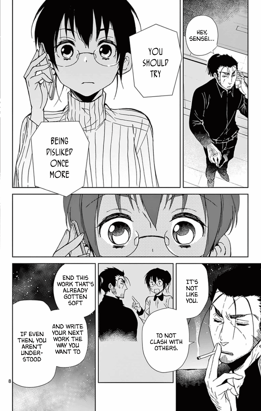 Dousei Sensei wa Renai ga Wakaranai. Chapter 49 page 8 - Chapter 49