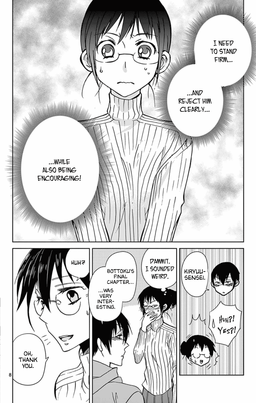 Dousei Sensei wa Renai ga Wakaranai. Chapter 53 page 8 - Chapter 53