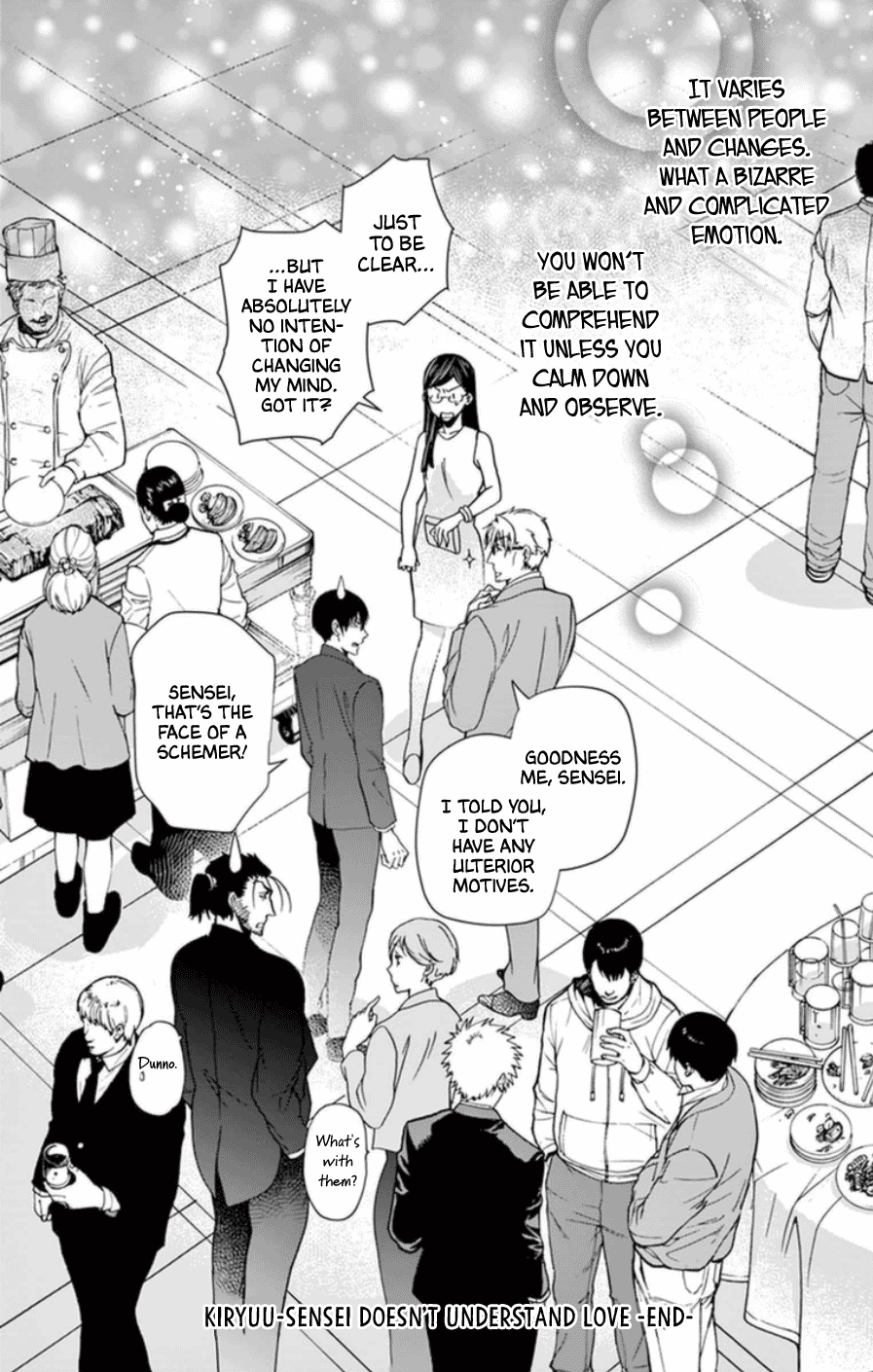 Dousei Sensei wa Renai ga Wakaranai. Chapter 54 page 14 - Chapter 54 [END]