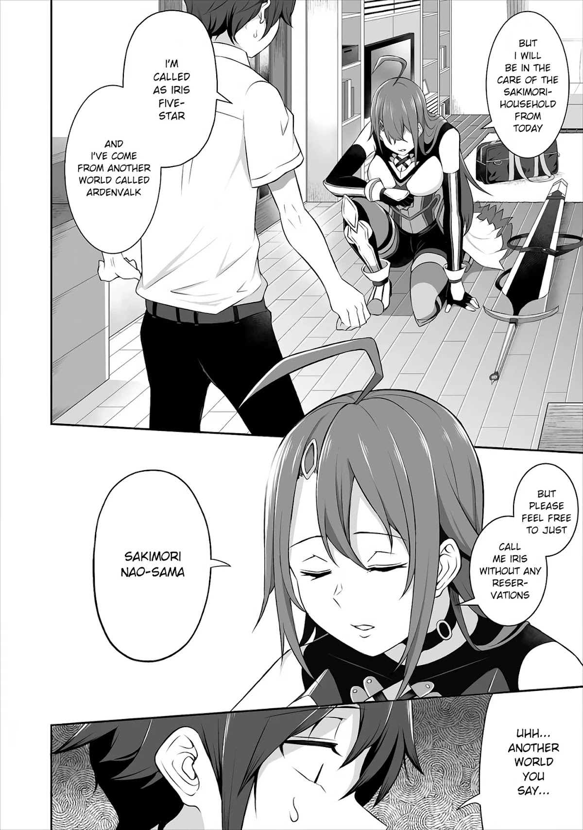 Douyara Boku no Hanayome wa Onna Kishidan na you de. Chapter 1 page 12 - Chapter 1: Female knight, struggle and fight!