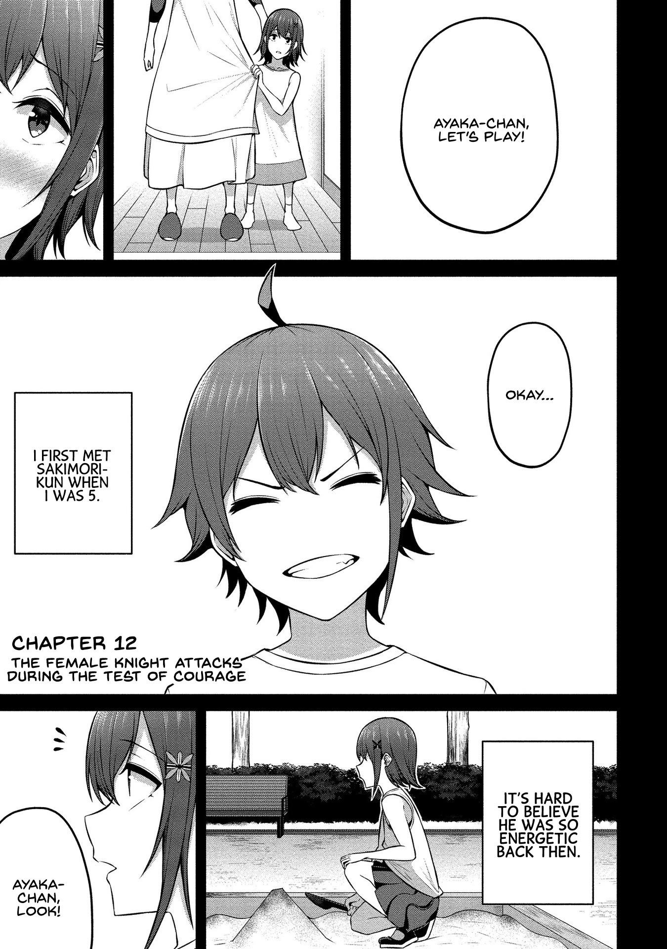 Douyara Boku no Hanayome wa Onna Kishidan na you de. Chapter 12 page 1 - Chapter 12: The female knight attacks during the test of courage