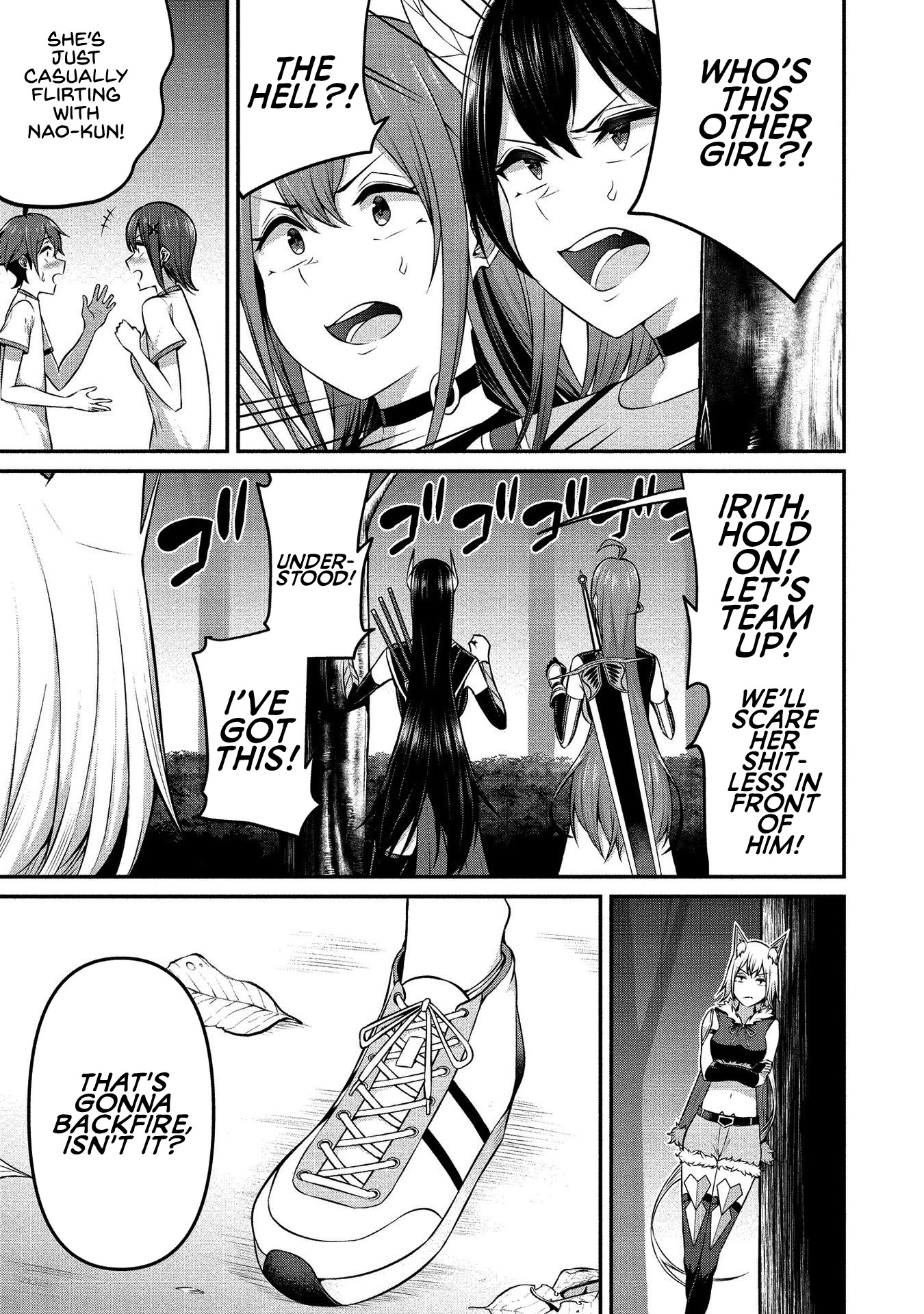 Douyara Boku no Hanayome wa Onna Kishidan na you de. Chapter 12 page 11 - Chapter 12: The female knight attacks during the test of courage