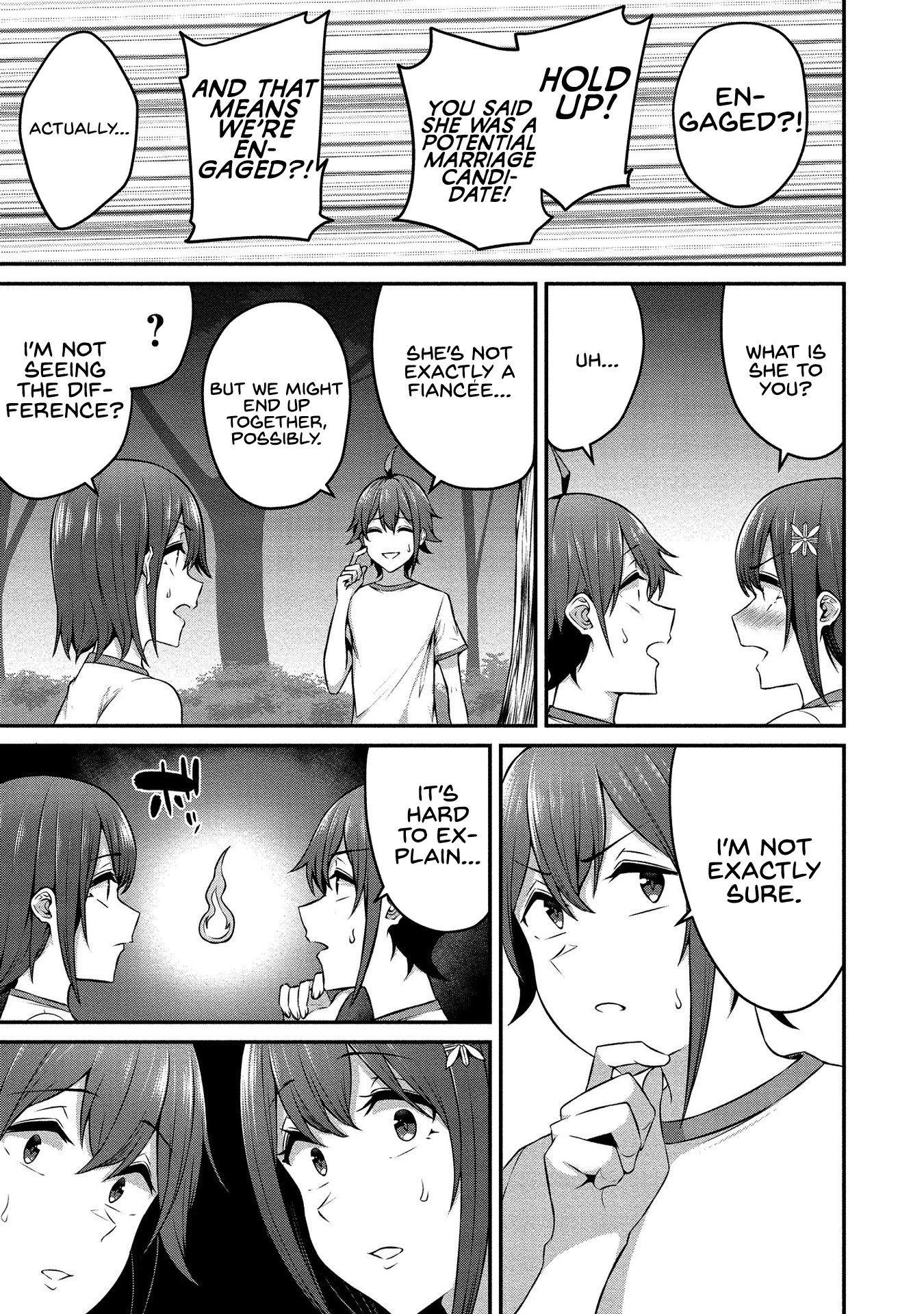 Douyara Boku no Hanayome wa Onna Kishidan na you de. Chapter 12 page 13 - Chapter 12: The female knight attacks during the test of courage