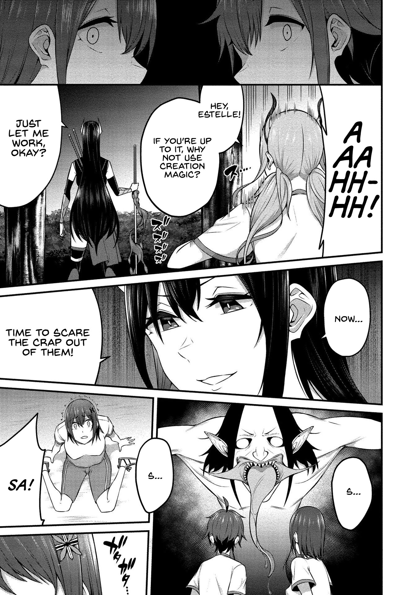 Douyara Boku no Hanayome wa Onna Kishidan na you de. Chapter 12 page 19 - Chapter 12: The female knight attacks during the test of courage