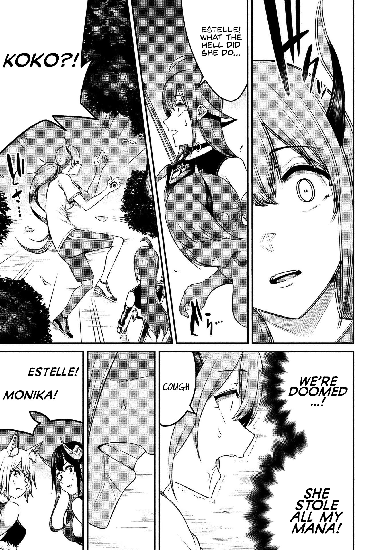 Douyara Boku no Hanayome wa Onna Kishidan na you de. Chapter 12 page 22 - Chapter 12: The female knight attacks during the test of courage