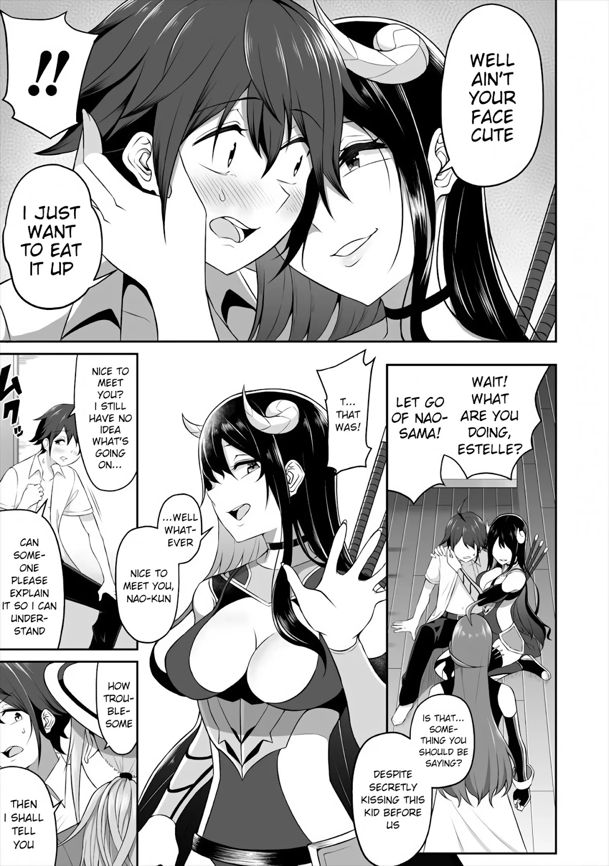 Douyara Boku no Hanayome wa Onna Kishidan na you de. Chapter 2 page 3 - Chapter 2: Female knight's temptation