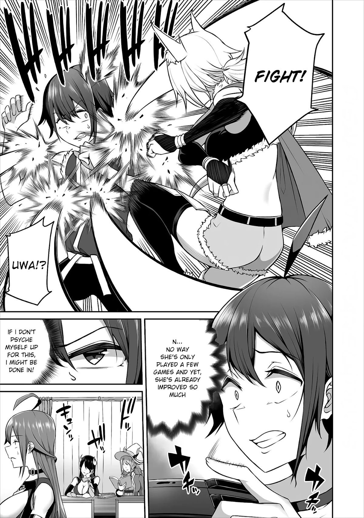 Douyara Boku no Hanayome wa Onna Kishidan na you de. Chapter 3 page 13 - Chapter 3: Female knight, stripping in a game!