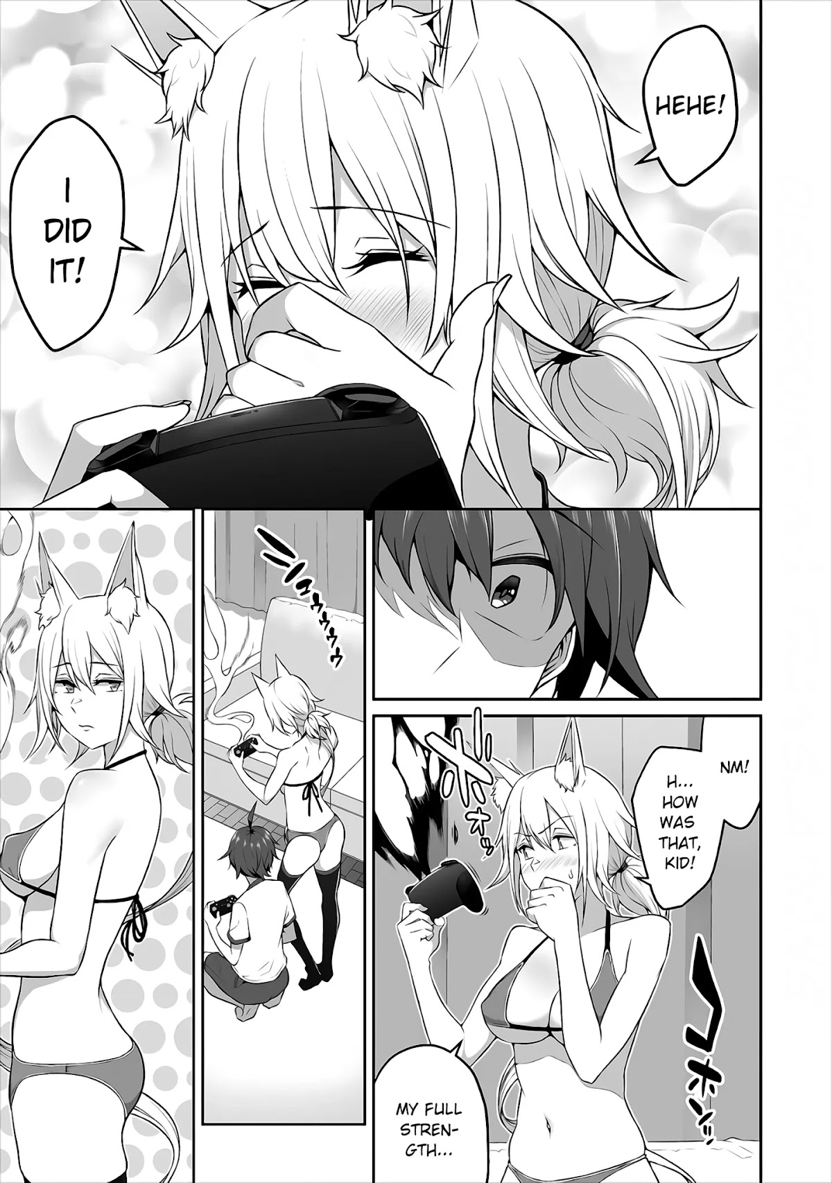Douyara Boku no Hanayome wa Onna Kishidan na you de. Chapter 3 page 19 - Chapter 3: Female knight, stripping in a game!