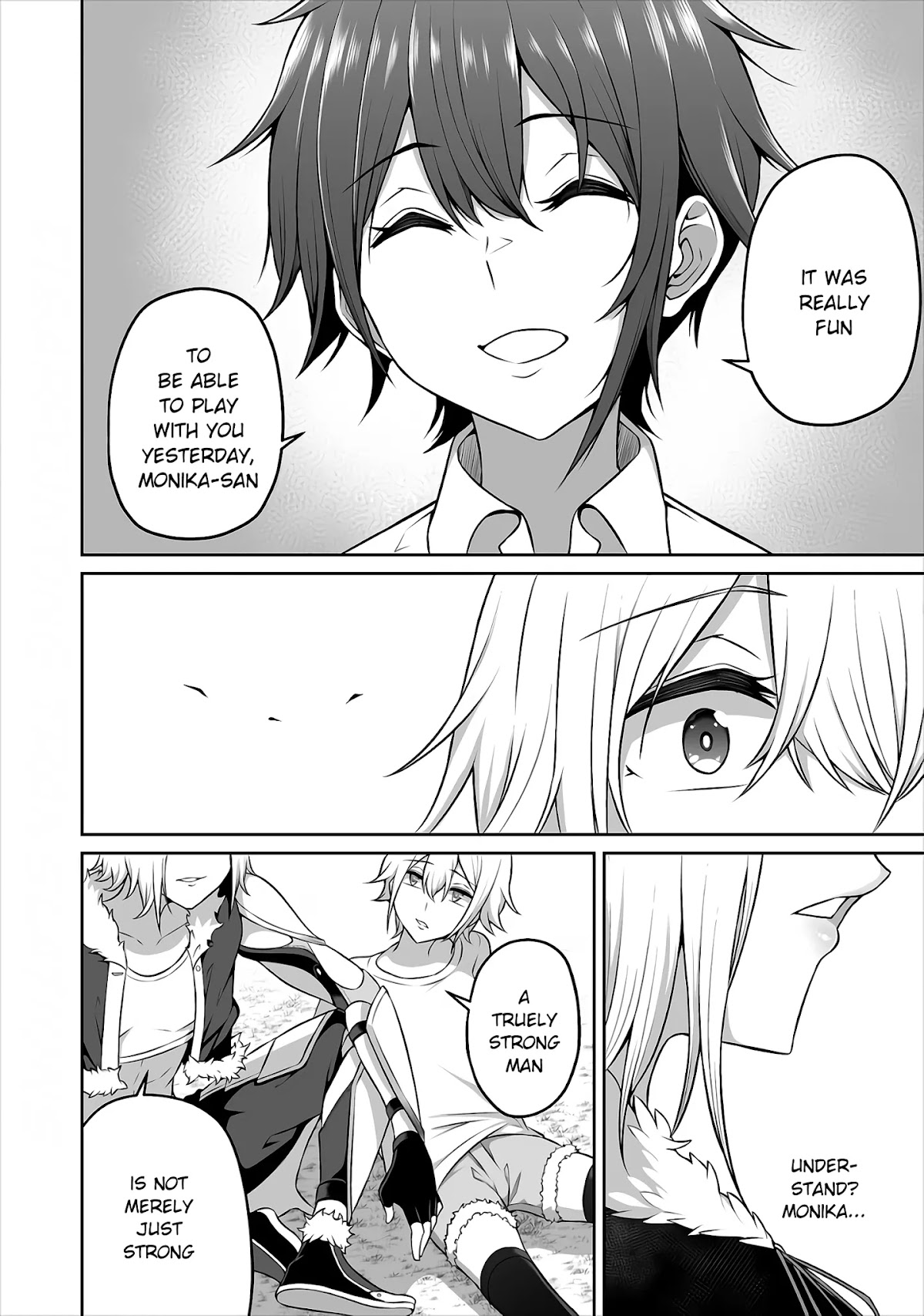 Douyara Boku no Hanayome wa Onna Kishidan na you de. Chapter 3 page 22 - Chapter 3: Female knight, stripping in a game!