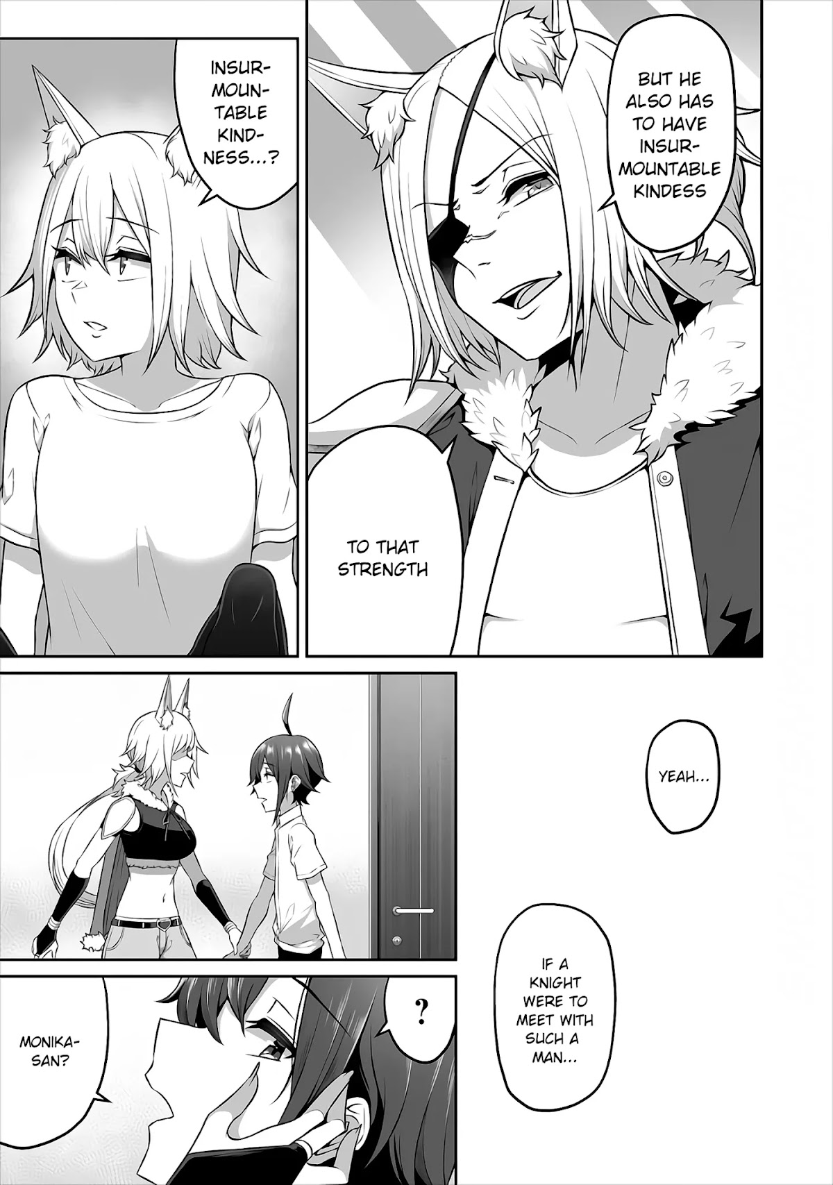Douyara Boku no Hanayome wa Onna Kishidan na you de. Chapter 3 page 23 - Chapter 3: Female knight, stripping in a game!