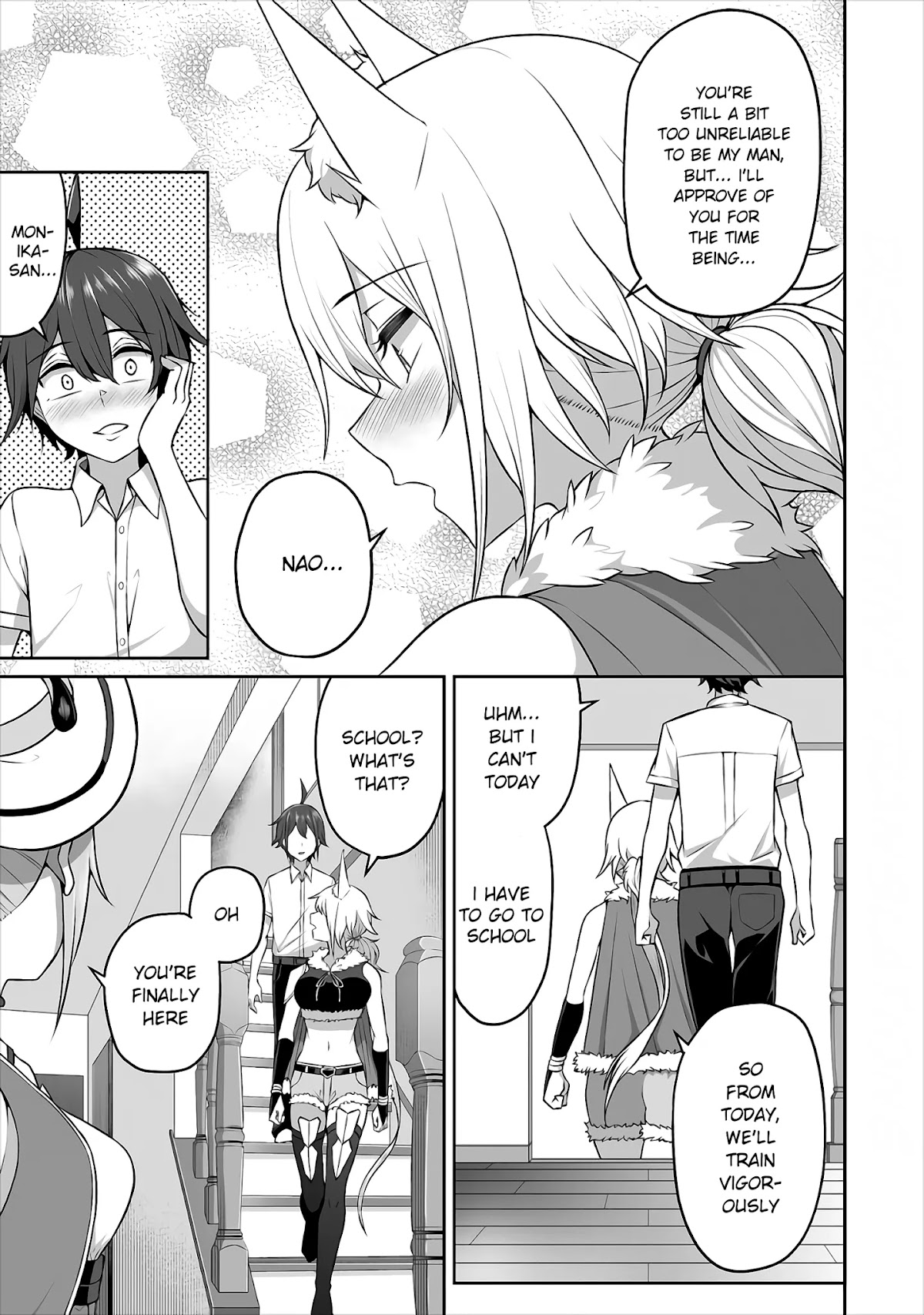 Douyara Boku no Hanayome wa Onna Kishidan na you de. Chapter 3 page 25 - Chapter 3: Female knight, stripping in a game!