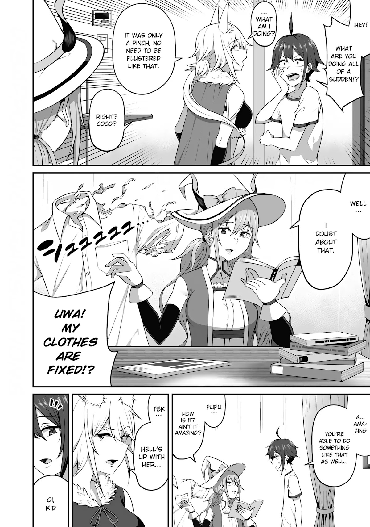 Douyara Boku no Hanayome wa Onna Kishidan na you de. Chapter 3 page 4 - Chapter 3: Female knight, stripping in a game!