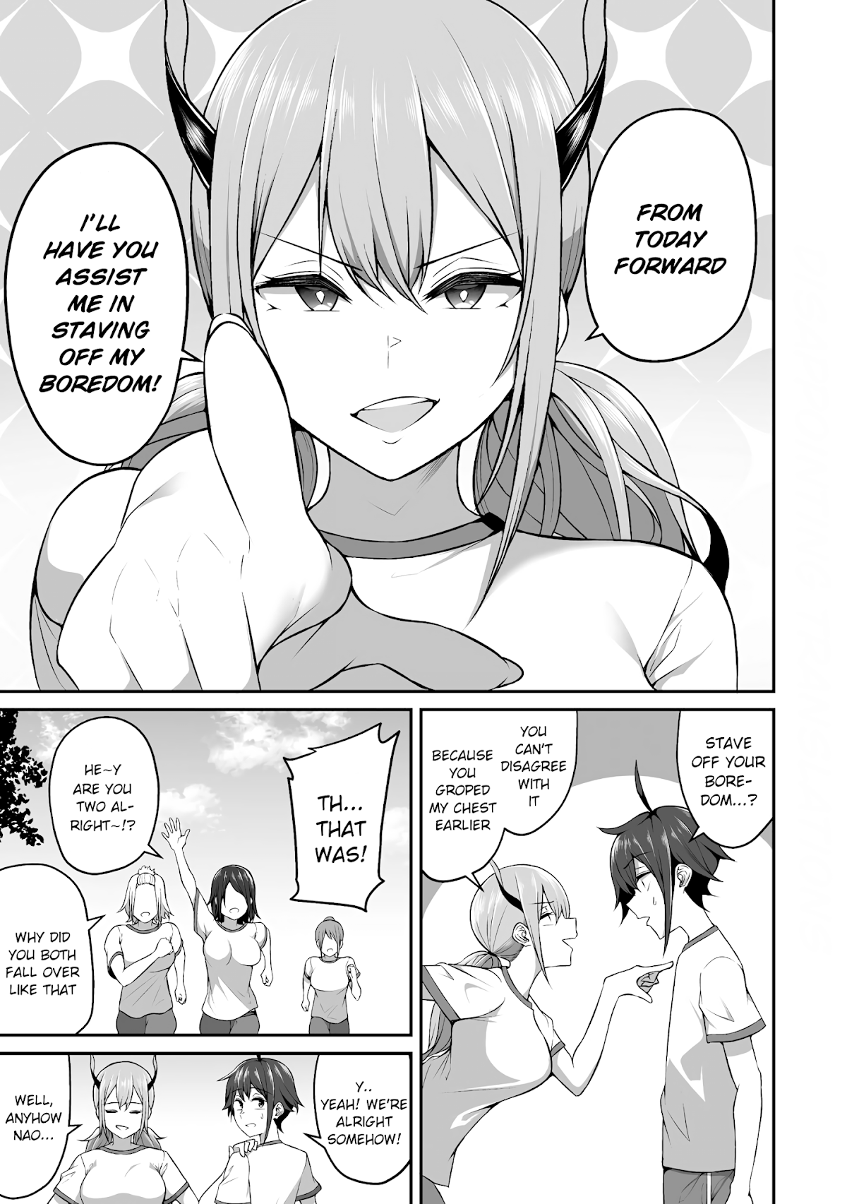 Douyara Boku no Hanayome wa Onna Kishidan na you de. Chapter 4 page 23 - Chapter 4: Female knight, being shameless at school!