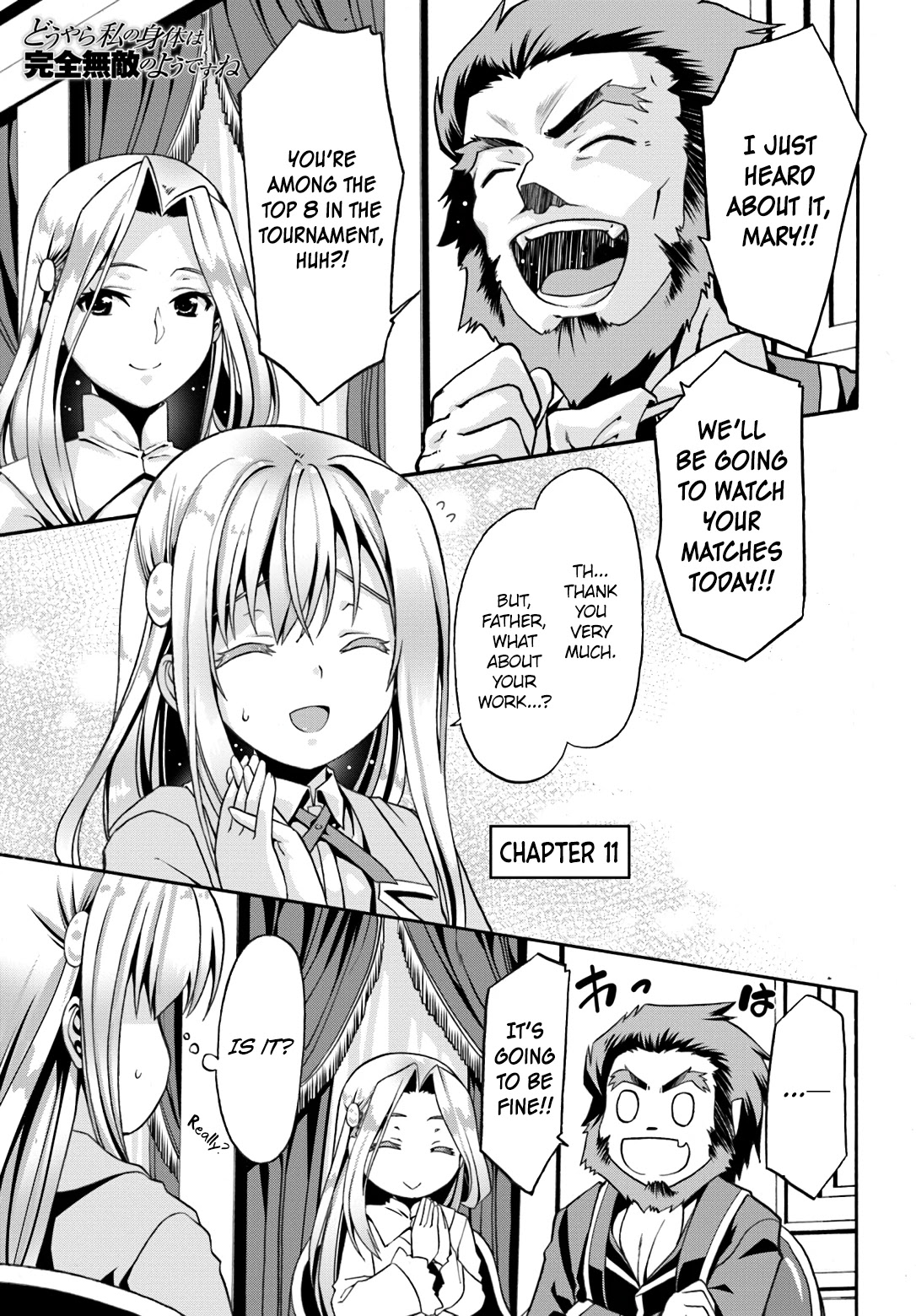 Douyara Watashi No Karada Wa Kanzen Muteki No You Desu Ne Chapter 11 page 3 - Chapter 11